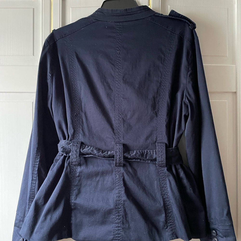 Willi Smith Navy Utility Jacket - image 3